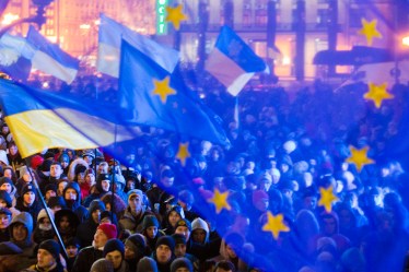 Euromaiden pro-EU protests in Kiev. Courtesy of Wikimedia Commons.